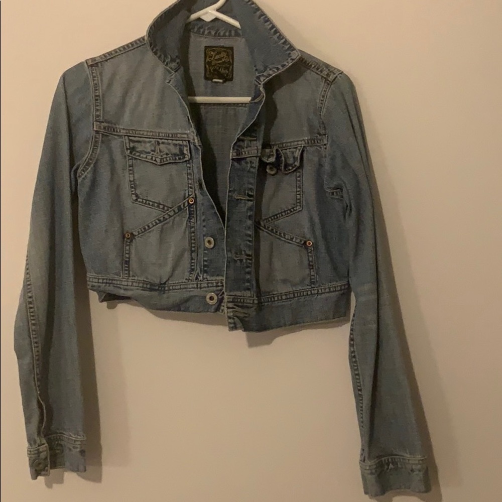Lucky Brand cropped Jean jacket
